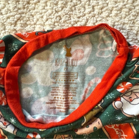 Kiki & Lulu Christmas Cookie Bamboo Pajama Set Size 2T - Picture 2 of 4